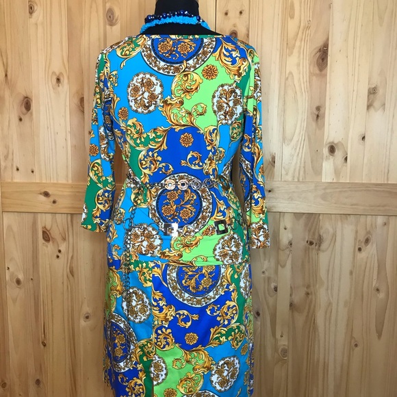 Linea by Louis Dell’ Olio neon print 2 piece dress - Picture 13 of 16